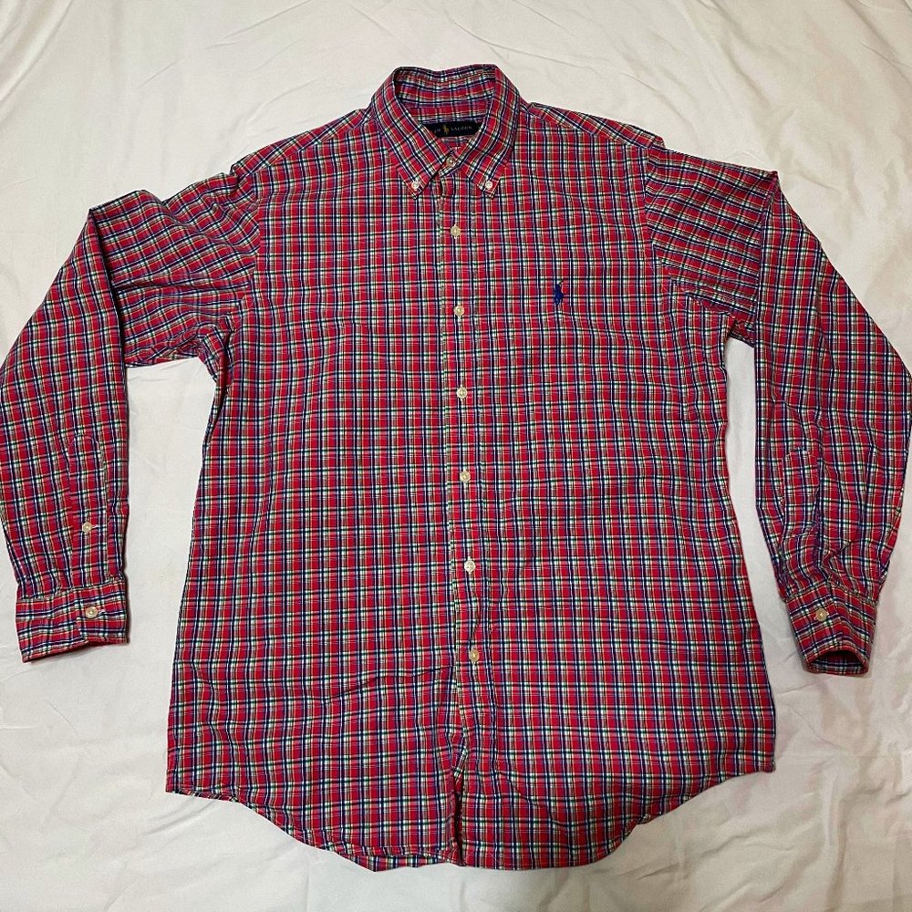 Polo Ralph Lauren Button Down Shirt for Men's, Size Medium M